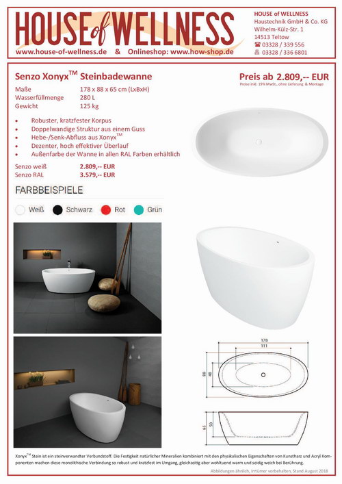 whirlpoolbadewanne senzo